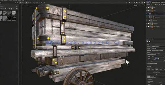 Blender矿车完整建模实例制作工作流程视频教程(图5)