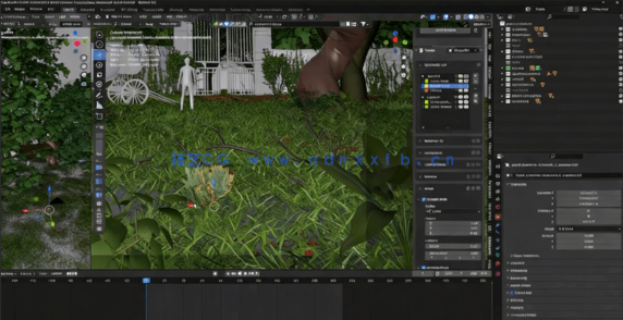 Blender绿幕抠像逼真3D环境场景制作视频教程(图6)