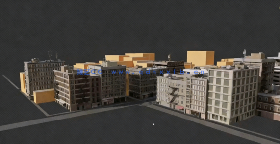 Blender制作黑暗小巷电影级工作流程视频教程(图3)