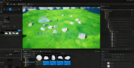 Blender与SP卡通风格岩石制作视频教程(图5)