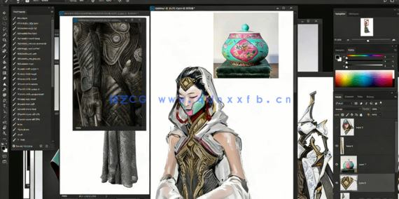 电影游戏概念艺术创作工作流程视频教程(图3)