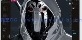 【中文字幕】Plasticity忍者角色硬表面建模工作流程视频教程(图1)