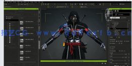 【中文字幕】Plasticity忍者角色硬表面建模工作流程视频教程(图2)