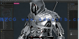 【中文字幕】Plasticity忍者角色硬表面建模工作流程视频教程(图3)