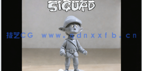 吉卜力风格人物雕塑雕刻制作大师级视频教程(图5)