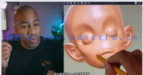 【中文字幕】Nomad Sculpt游牧民族人物脸部头部雕塑建模视频教程(图2)