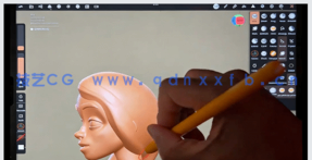 【中文字幕】Nomad Sculpt游牧民族人物脸部头部雕塑建模视频教程(图5)