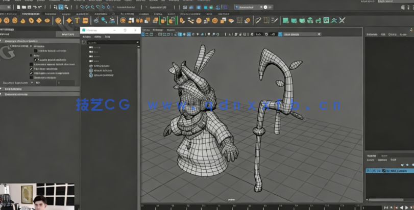 Maya游戏角色骨骼绑定装配动画核心技术视频教程(图3)