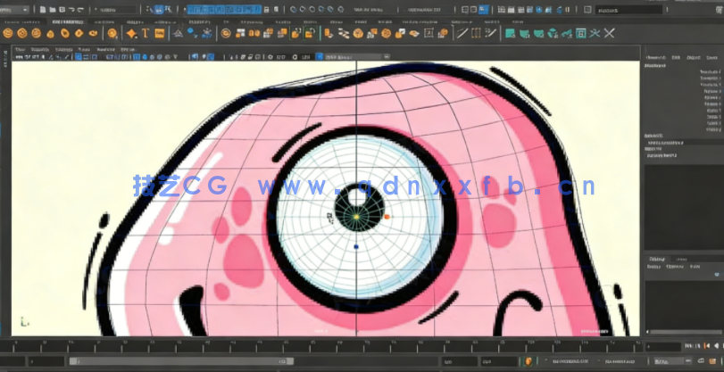Maya卡通章鱼怪兽角色完整实例制作视频教程(图3)