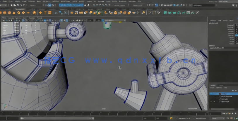 Maya机器人建模渲染大师级实例制作视频教程(图5)