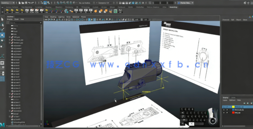Maya机械游戏资产完整制作工作流程视频教程(图4)