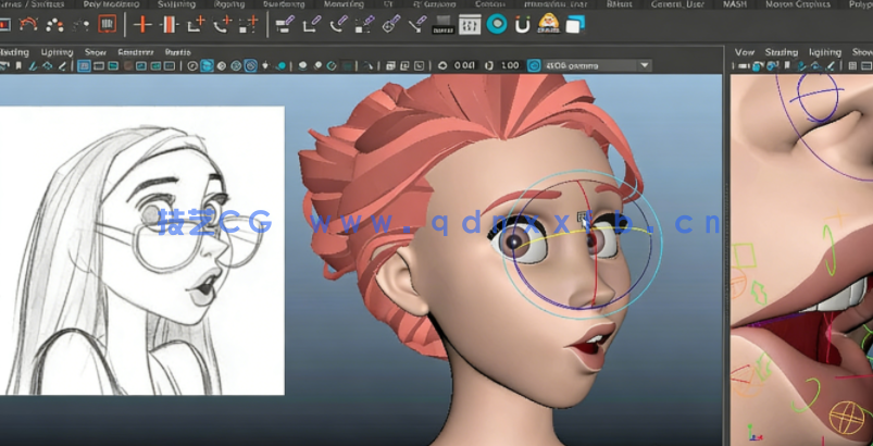 Maya 皮克斯工作室大师制作角色面部表情影视动画视频教程(图2)