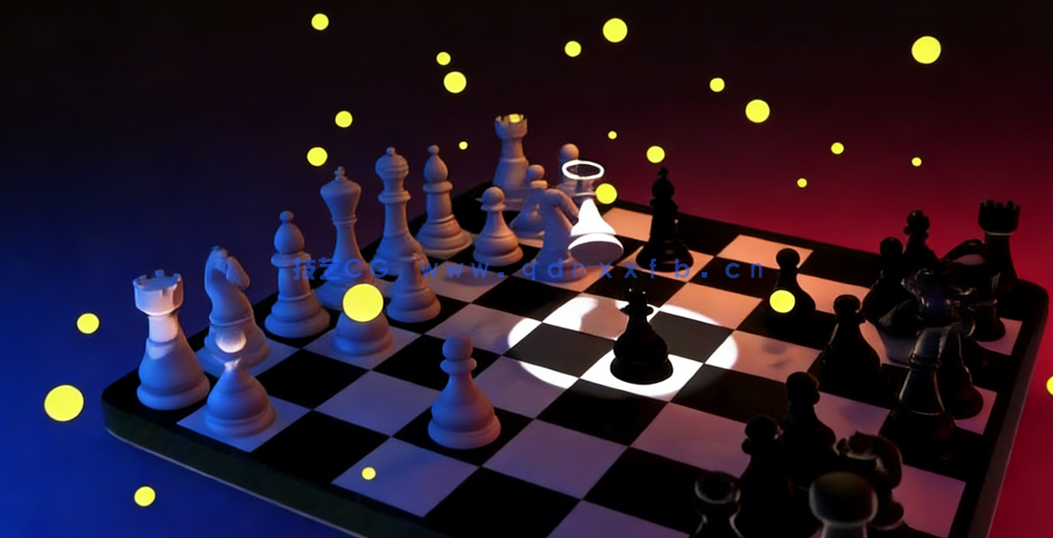 Blender国际象棋场景实例训练视频教程(图2)