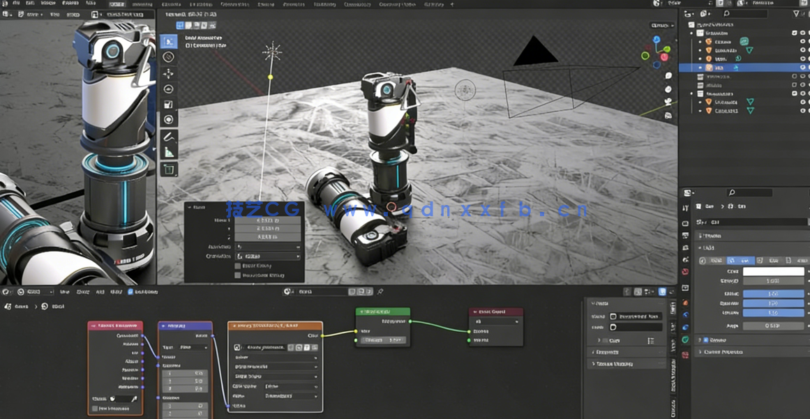 Blender游戏模型资产创作艺术指南视频教程(图4)