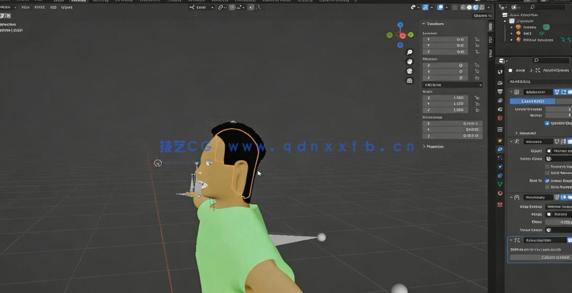 Blender角色建模制作初学者入门训练视频教程(图4)