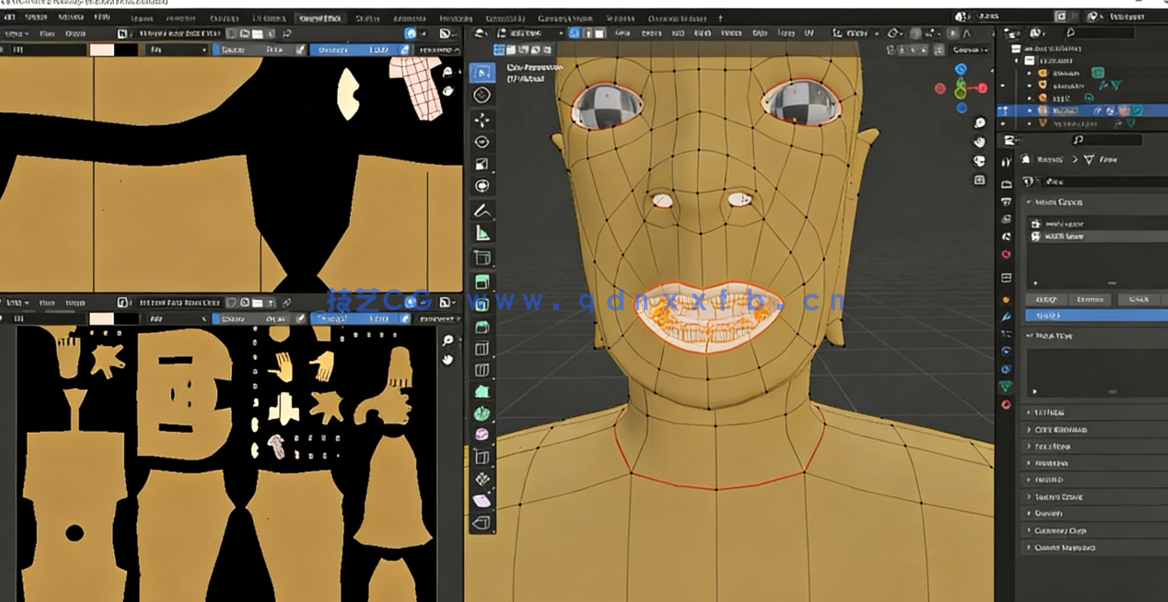 Blender角色建模制作初学者入门训练视频教程(图5)