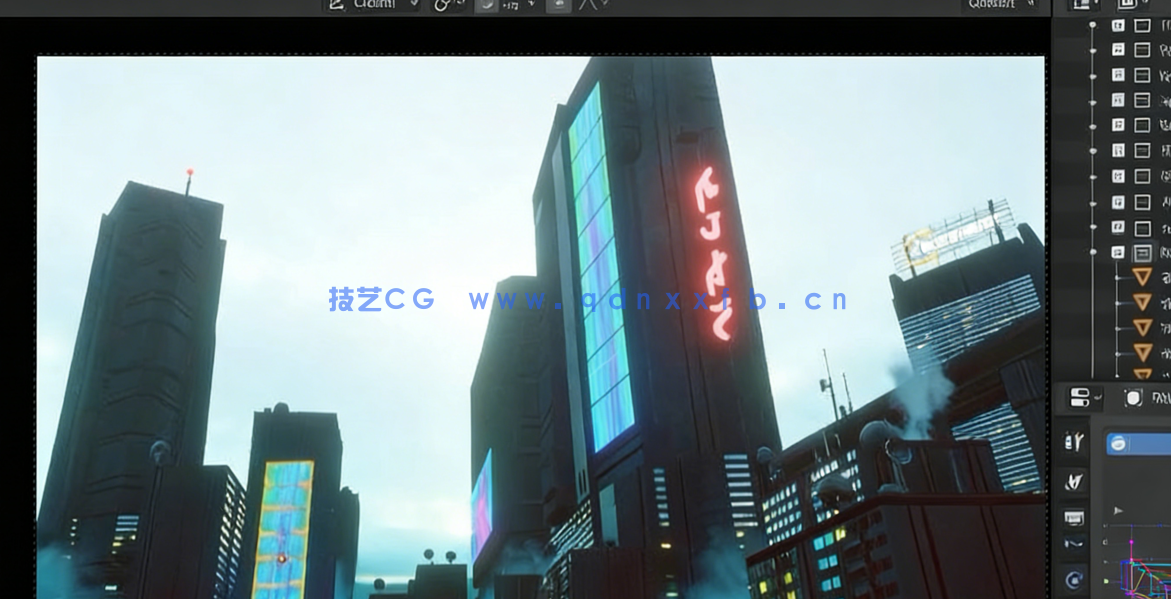 Blender城市大楼建筑外体实例制作视频课程 (图5)