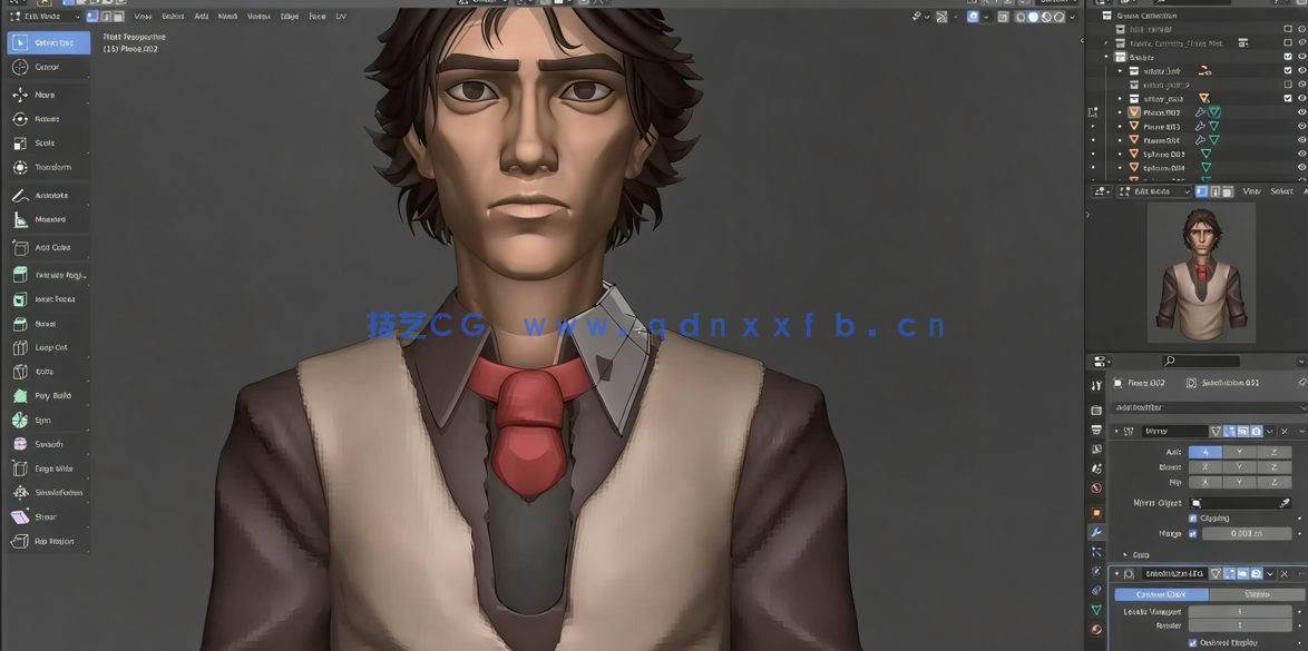  Blender英雄联盟角色机械先驱维克托制作视频课程(图2)