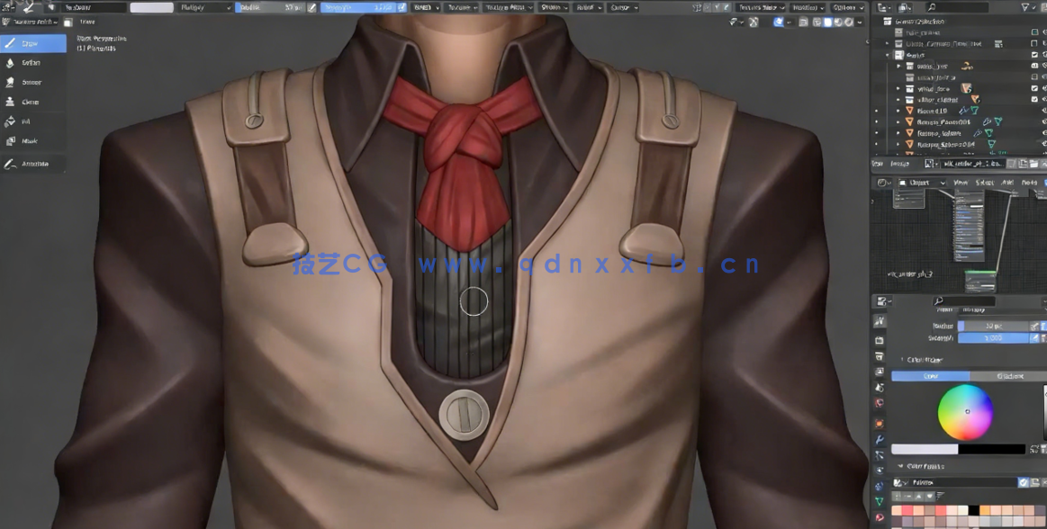  Blender英雄联盟角色机械先驱维克托制作视频课程(图3)