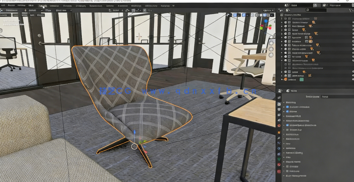 Blender与SP建筑可视化场景完整制作视频教程 (图3)
