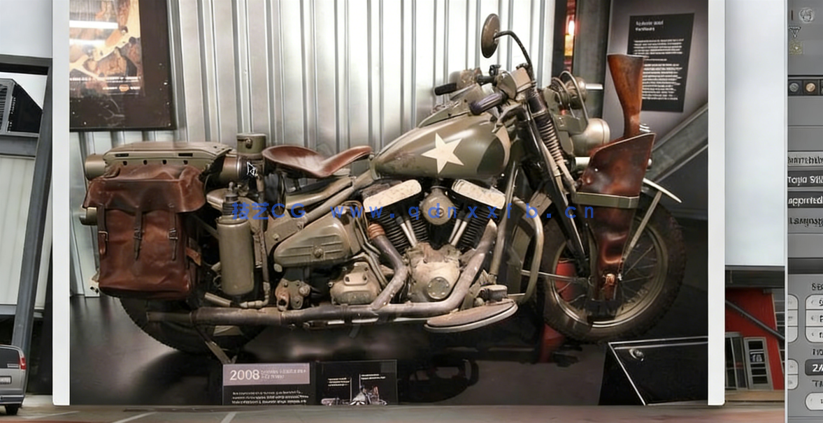 Blender美国队长摩托车完整制作视频教程(图4)