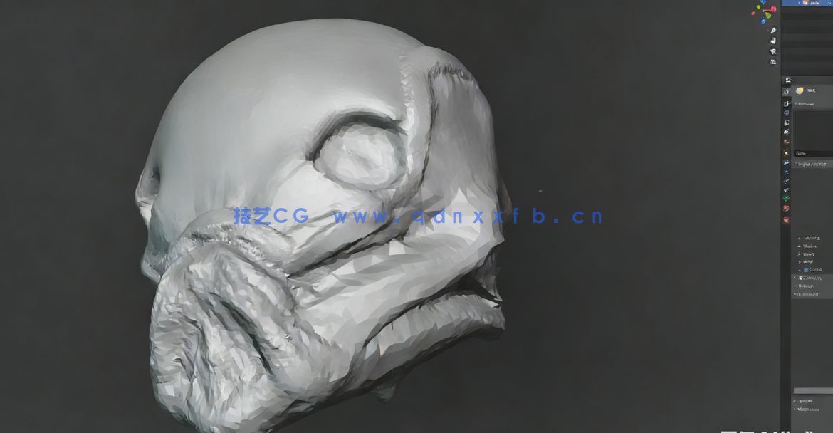 Blender科幻头盔建模实例制作视频教程 (图2)