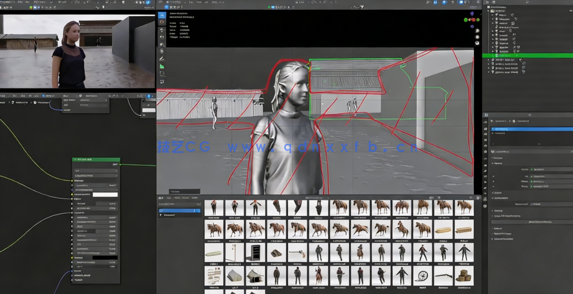 Blender影视级视觉特效场景制作工作流程视频教程(图3)