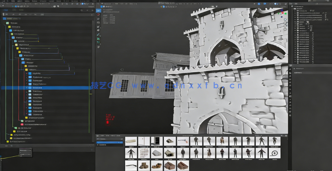 Blender影视级视觉特效场景制作工作流程视频教程(图6)