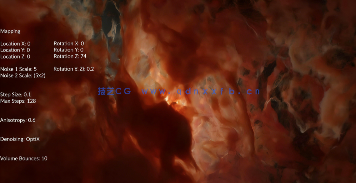 Blender星云体积着色器几何节点核心技术视频教程(图2)