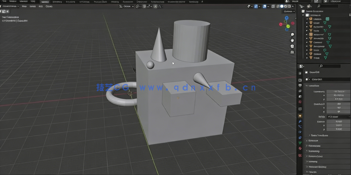 Blender 3D艺术建模应用技术视频教程(图4)