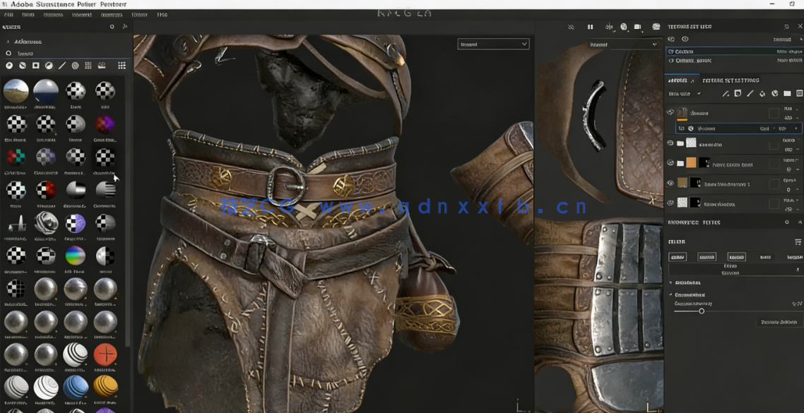 Blender奎托斯《战神》游戏角色完整制作流程视频教程(图2)