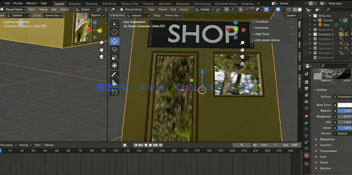 Blender低多边形小汽车建模动画制作视频教程(图4)