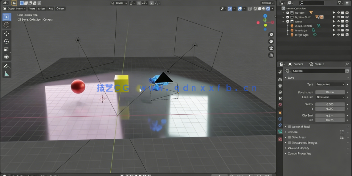 Blender 3D建模与动画初学者入门技术视频教程(图2)
