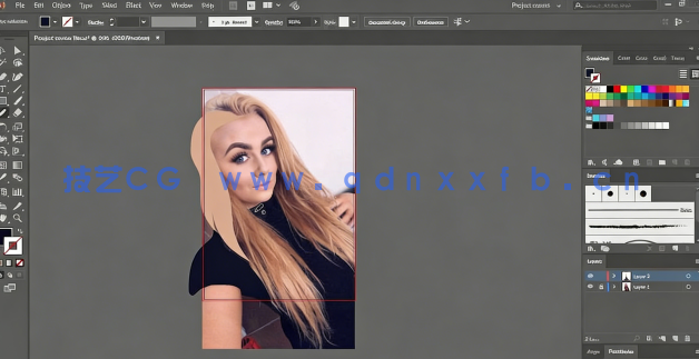  Illustrator初学者肖像绘制数字绘画视频教程(图2)
