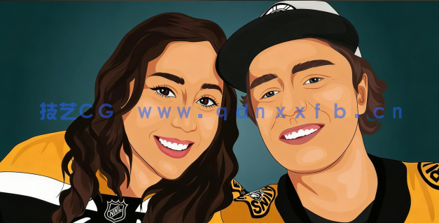  Illustrator初学者肖像绘制数字绘画视频教程(图4)