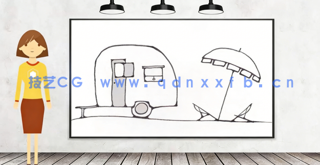  Illustrator矢量艺术绘制平面草图视频教程 (图5)