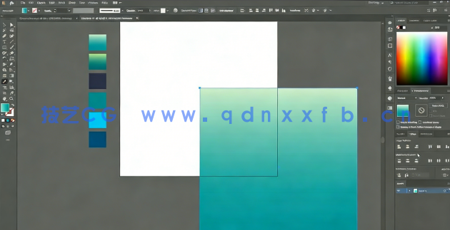 Illustrator制作梦幻剪影森林插图视频教程(图2)