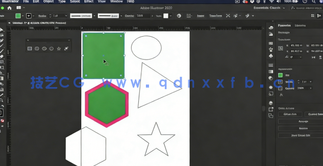 AI基础知识界面矢量插画图形创建工作流程视频教程(图4)