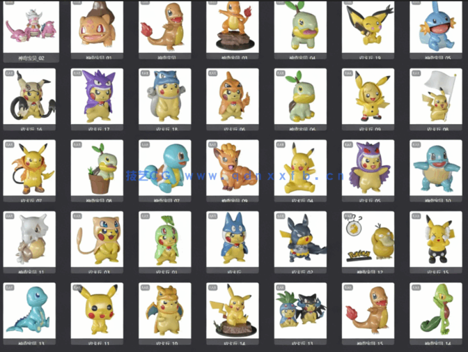 36个高品质神奇宝贝模型(图2)
