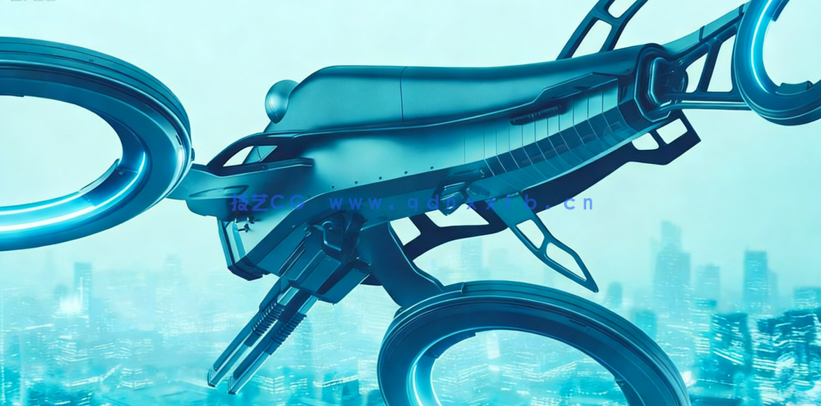 Blender无人机硬表面建模设计实例制作视频教程(图4)