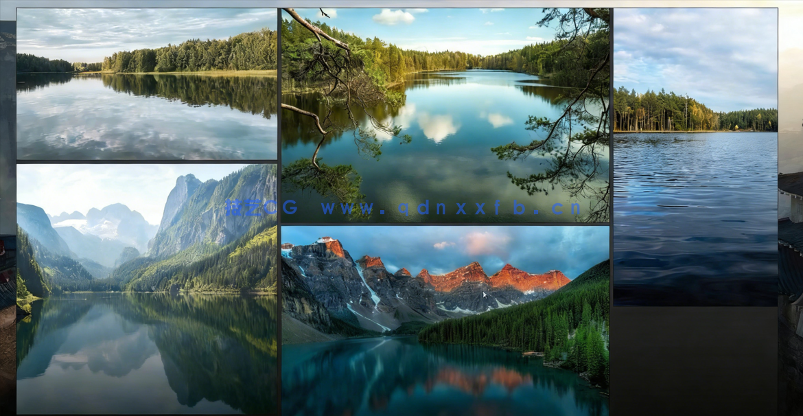 Blender逼真森林山脉景观实例制作视频教程 (图5)