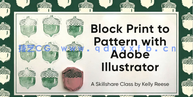 AI手工图案刻章矢量印制实例视频教程(图1)