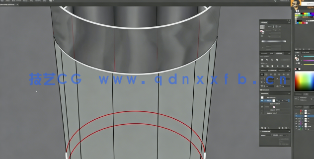  Illustrator逼真玻璃杯矢量制作视频教程(图4)