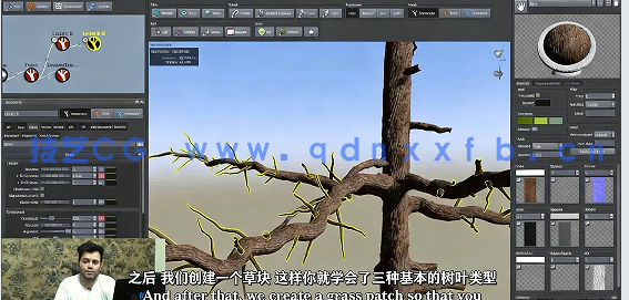 【中文字幕】SpeedTree树木植物制作全面核心技术训练视频教程(图3)