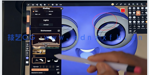 【中文字幕】Nomad Sculpt可爱蓝莓角色建模制作视频教程(图5)