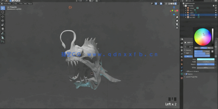 Blender逼真角色雕刻技术训练视频教程 (图3)