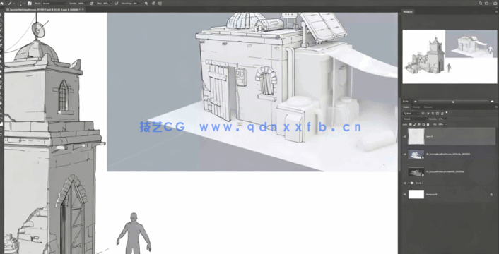 Blender概念艺术场景制作与数字绘画技术视频教程(图4)