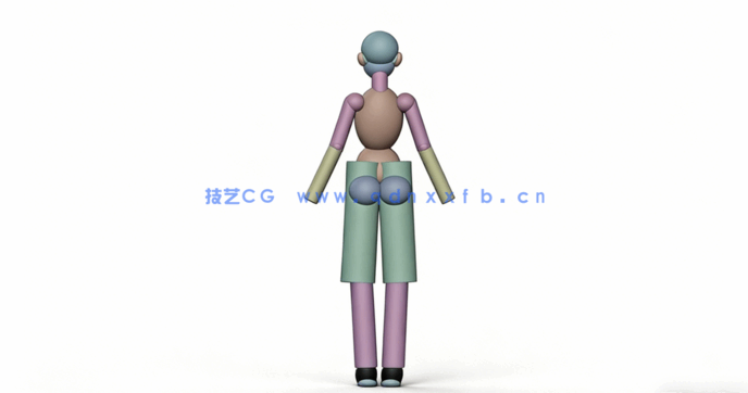 Blender女战士游戏角色完整制作工作流程视频教程 (图3)