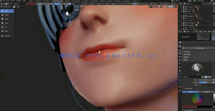 《从零开始的异世界生活》动漫角色Rem模型雕塑视频教程 (图4)