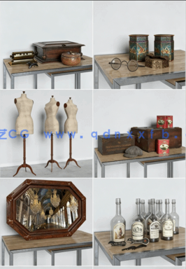 32套复古道具Evermotion – Archmodels Vol. 194(图3)